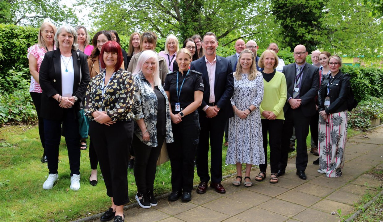 Attendees at the first ever East Dunbartonshire Acute Childhood Experiences and Trauma Collaborative workshop event in Kirkintilloch.