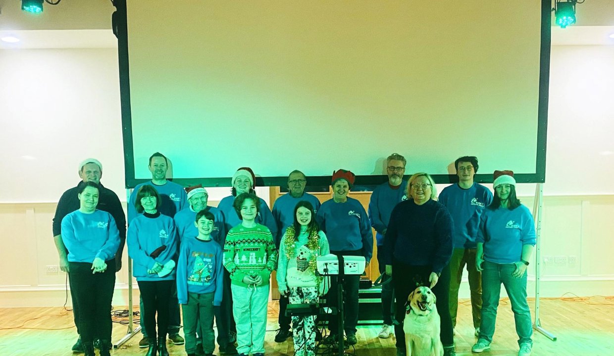 Volunteers at Kirky Picture Palace in December 2023