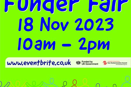 Funder Fair, 18 November 2023, 10am-2pm, www.eventbrite.co.uk