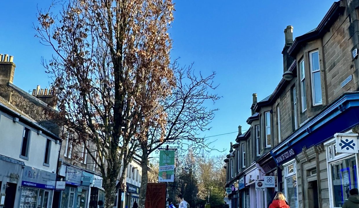 View of Milngavie town centre