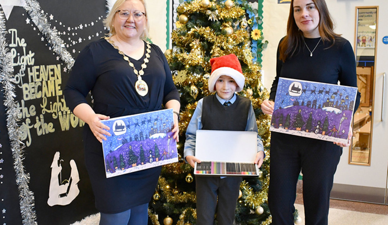 Anthony with Provost and deputy provost