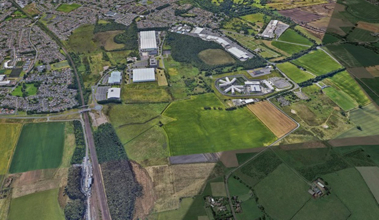 Aerial view of Westerhill in Bishopbriggs